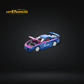 PopRace Mazda RX7 RE-AMEMIYA Blue/Pink 1:64