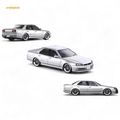 Mortal ER34 Skyline 25GT-t Ordinary Silver 1:64