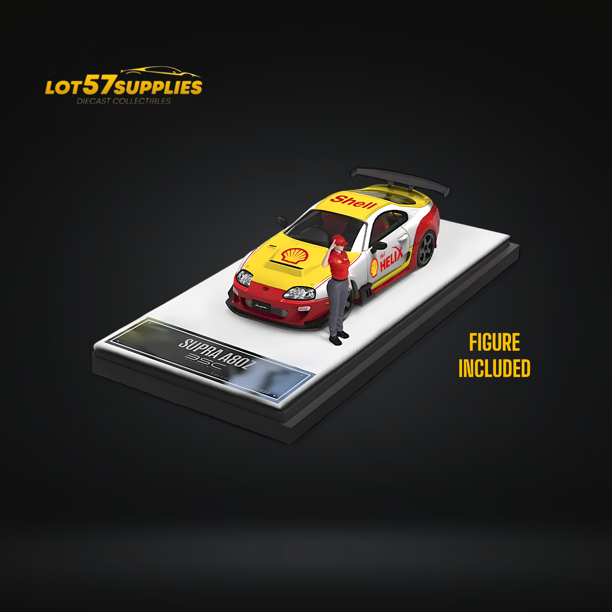 BSC Toyota Supra A80Z Shell Livery 1:64