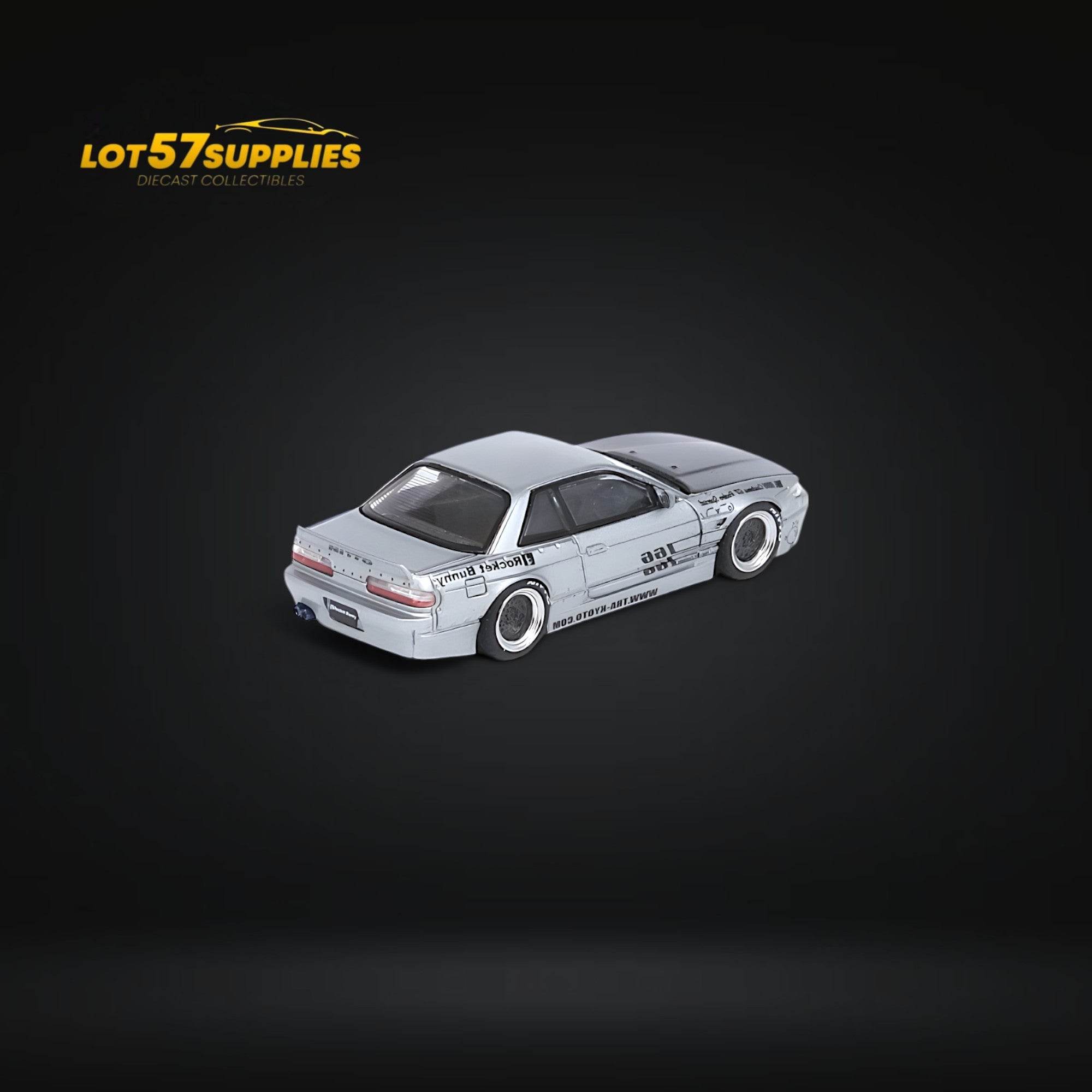 INNO64 Nissan Silvia S13 Pandem Rocket Bunny Silver 1:64