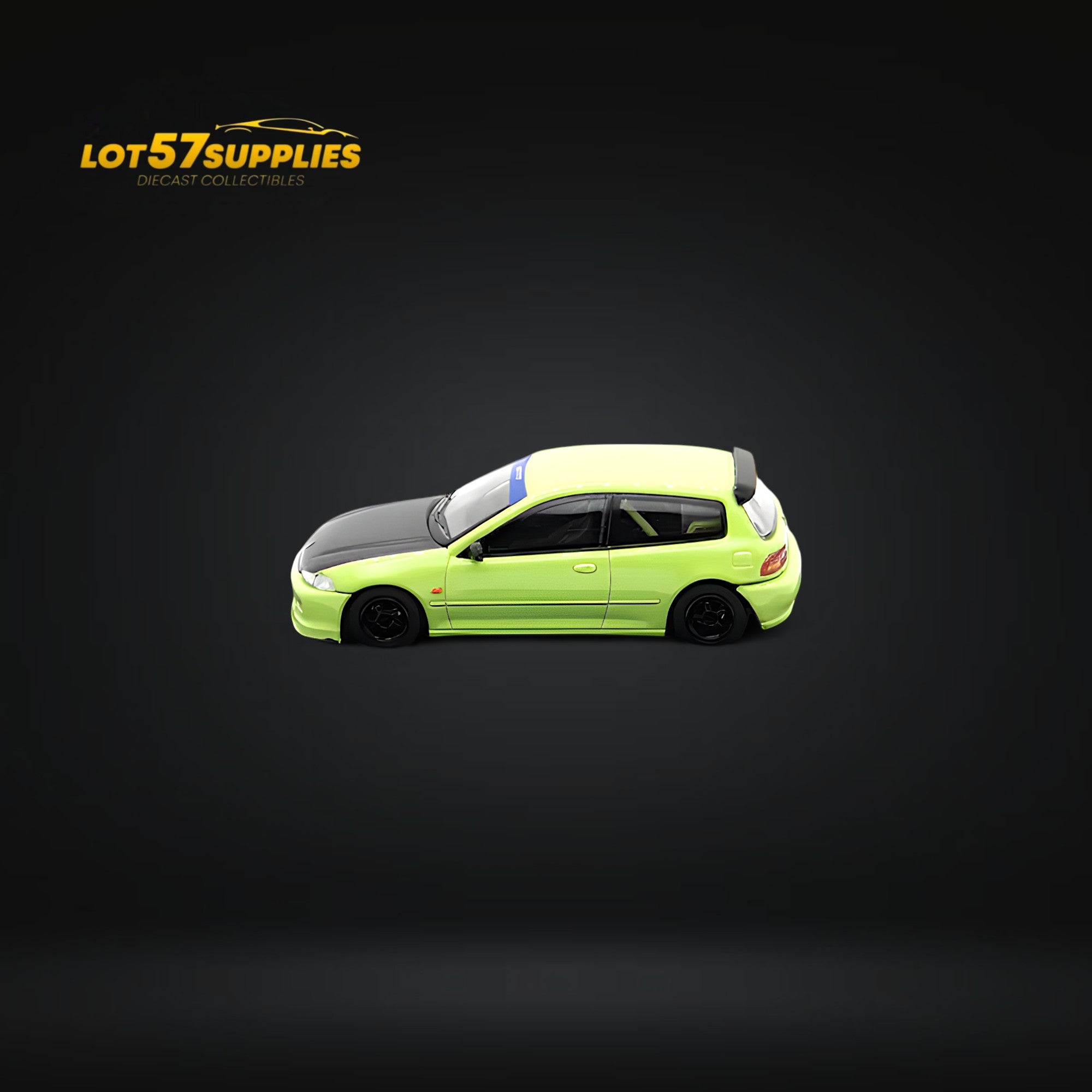 Street Weapon Honda Civic EG6 Spoon Green Livery 1:64