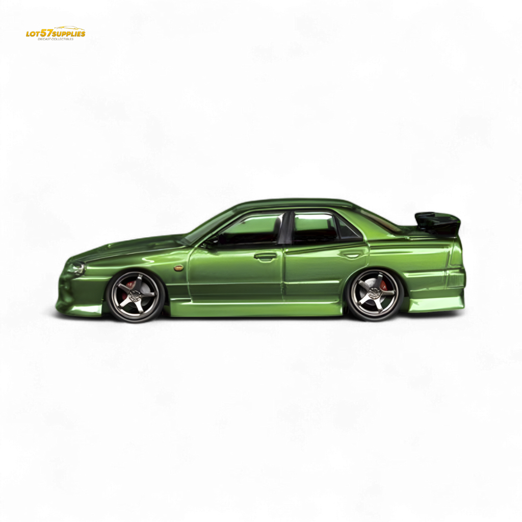 Mortal ER34 Skyline Uras Transparent Metallic Green 1:64