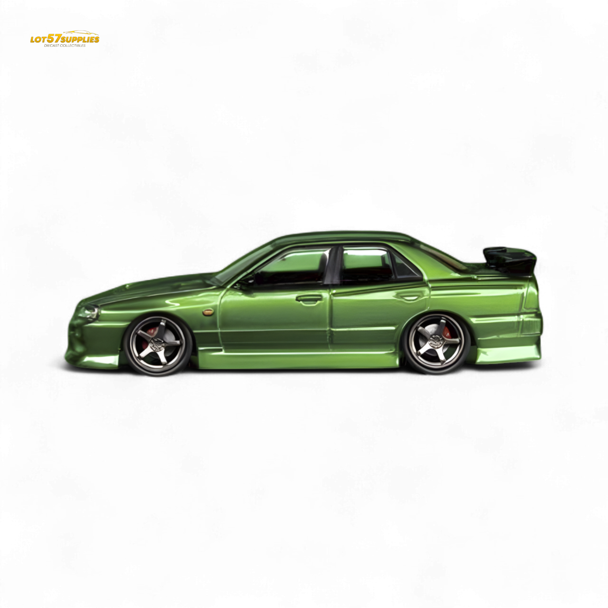 Mortal ER34 Skyline Uras Transparent Metallic Green 1:64