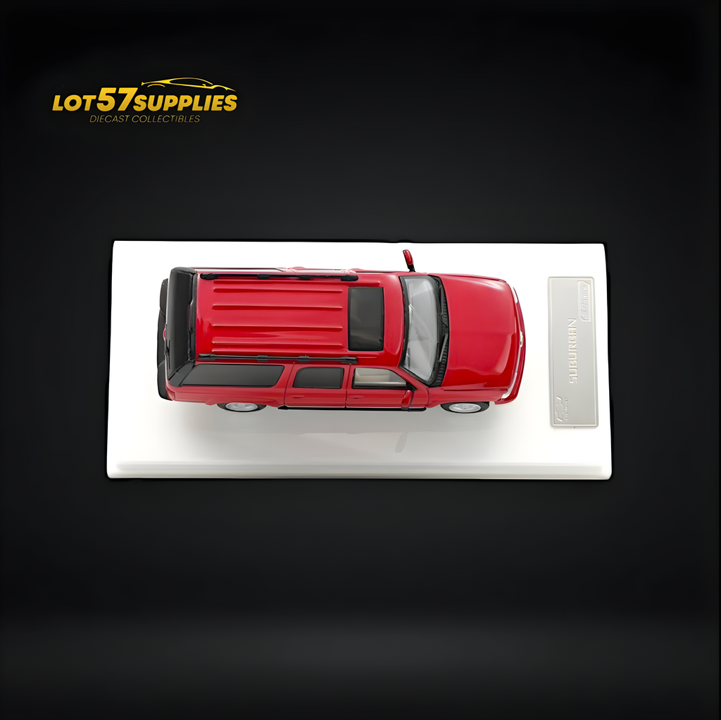 MK Miniatures 2003 Chevrolet Suburban Red 1:64