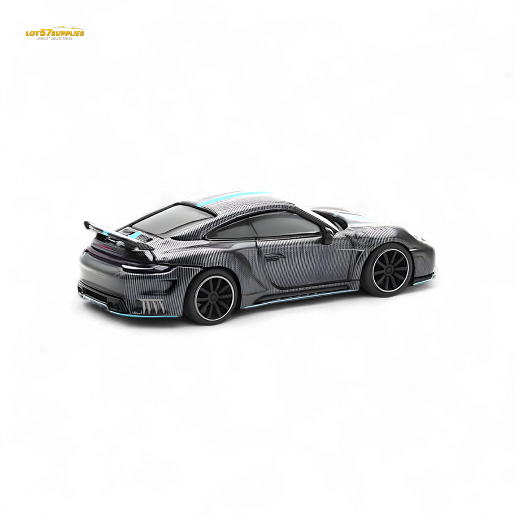 PopRace Porsche 992 Stinger GTR Carbon Edition 1:64