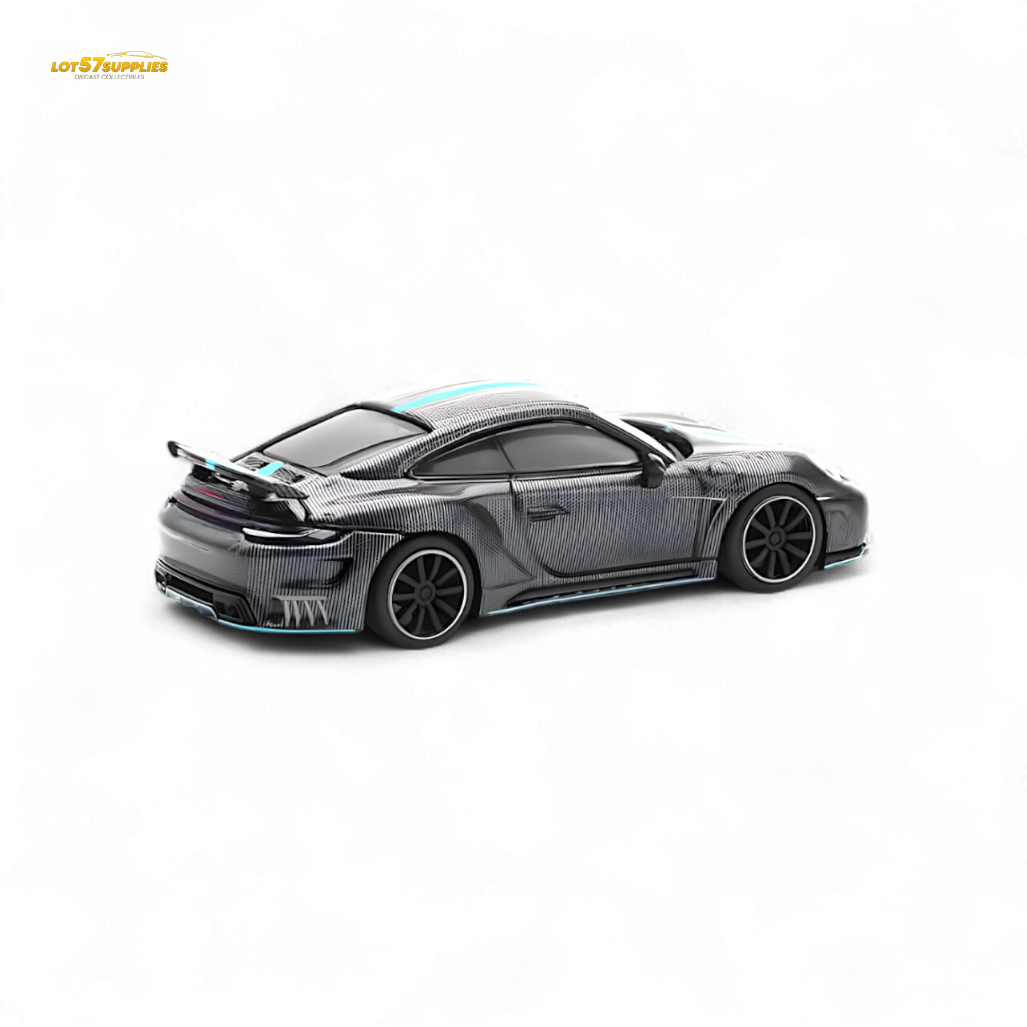 PopRace Porsche 992 Stinger GTR Carbon Edition 1:64