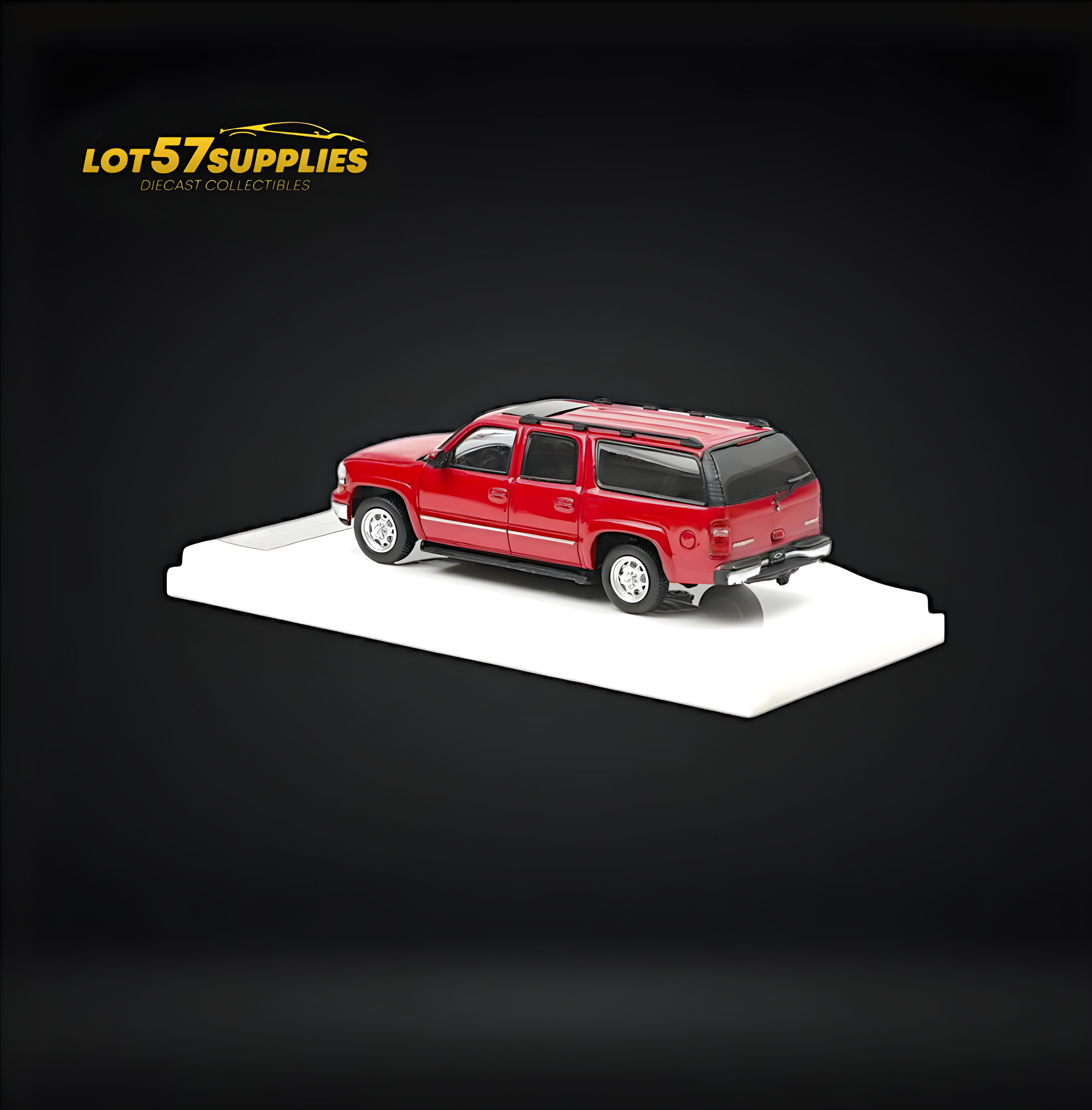 MK Miniatures 2003 Chevrolet Suburban Red 1:64
