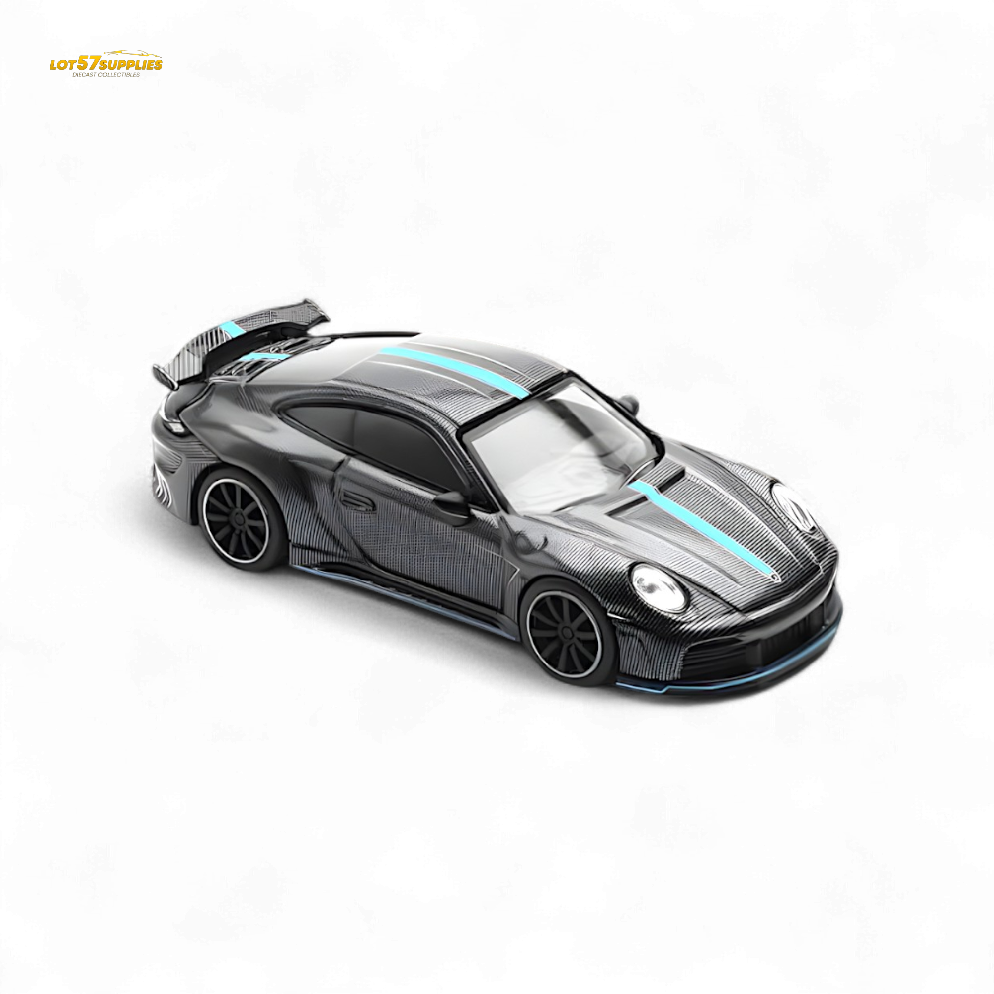 PopRace Porsche 992 Stinger GTR Carbon Edition 1:64