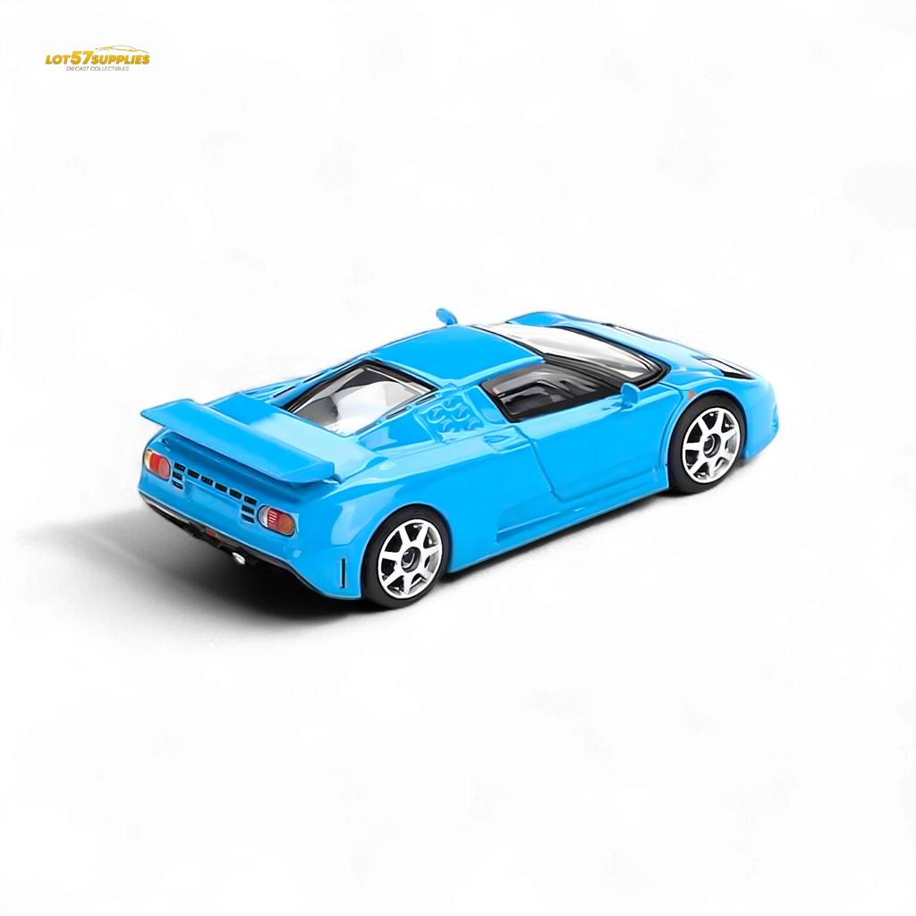 Mini GT Bugatti EB110 Super Sport Blu Bugatti #890 1:64
