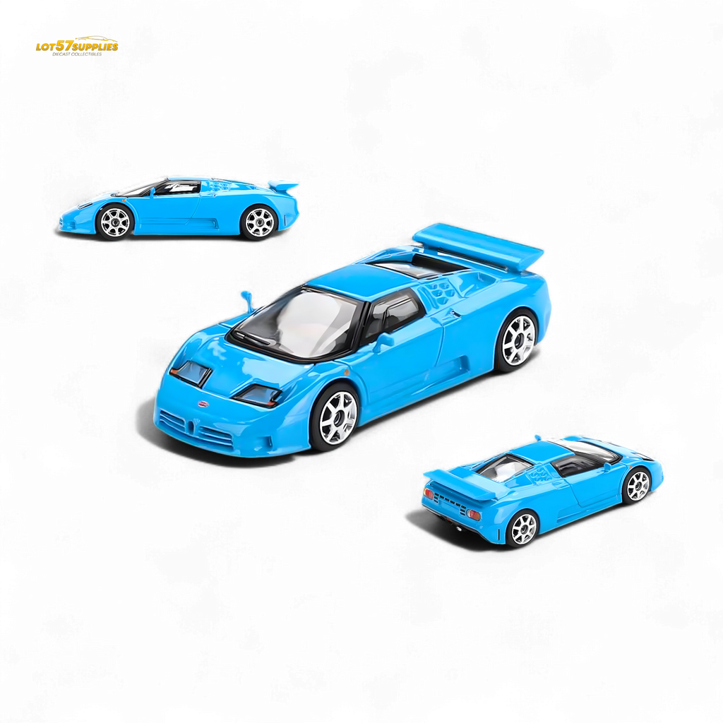 Mini GT Bugatti EB110 Super Sport Blu Bugatti #890 1:64