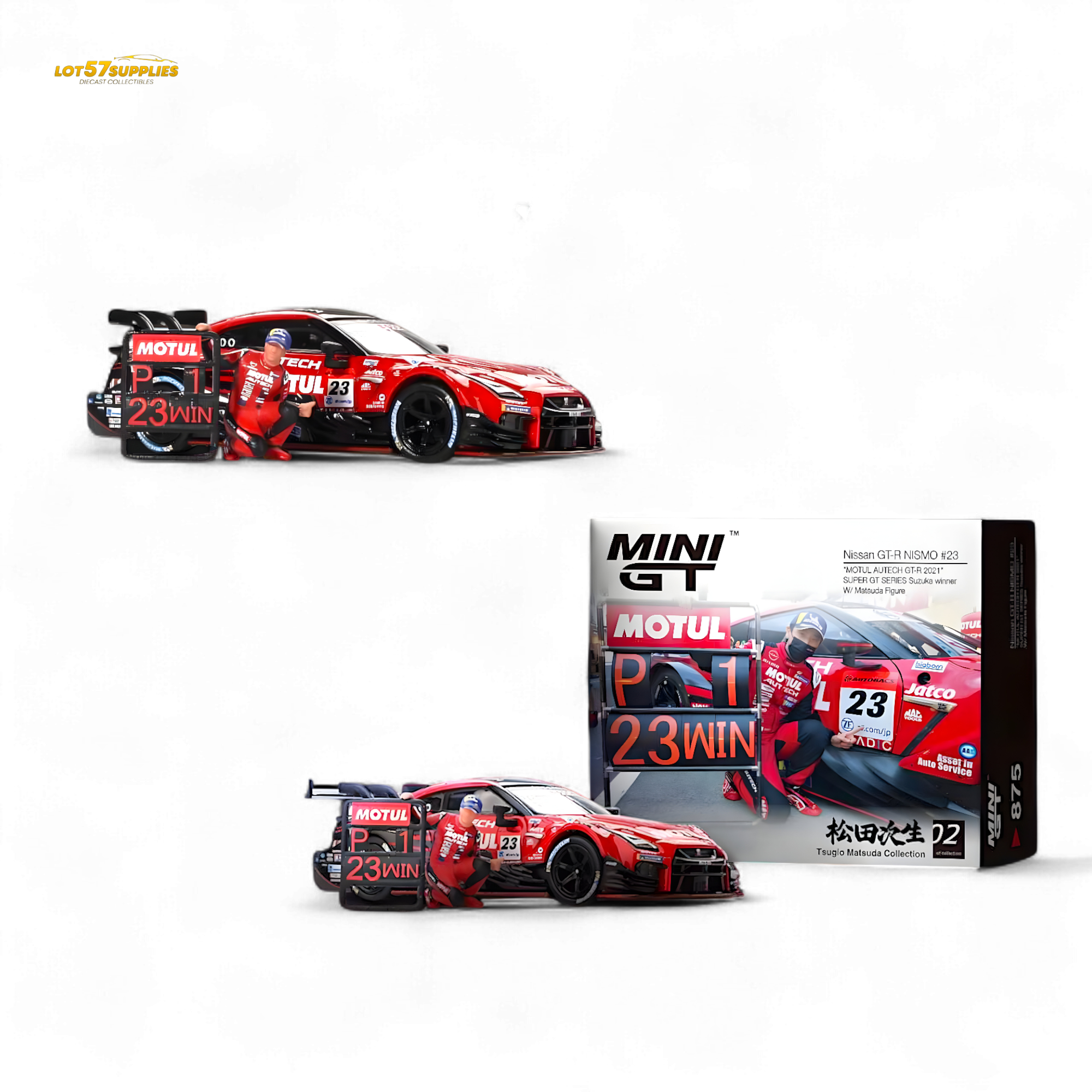 Mini GT Nissan GT-R Nismo #23 Motul Autech 2021 1:64