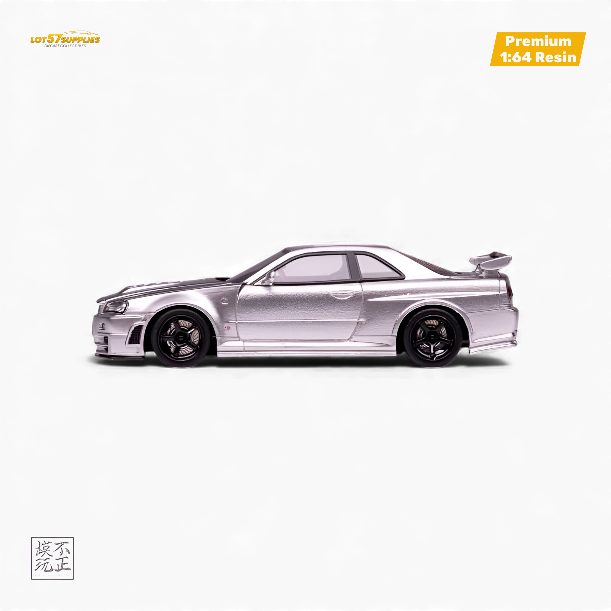Cars' Lounge Nissan Skyline GT-R R34 NISMO Z-TUNE Silver 1:64