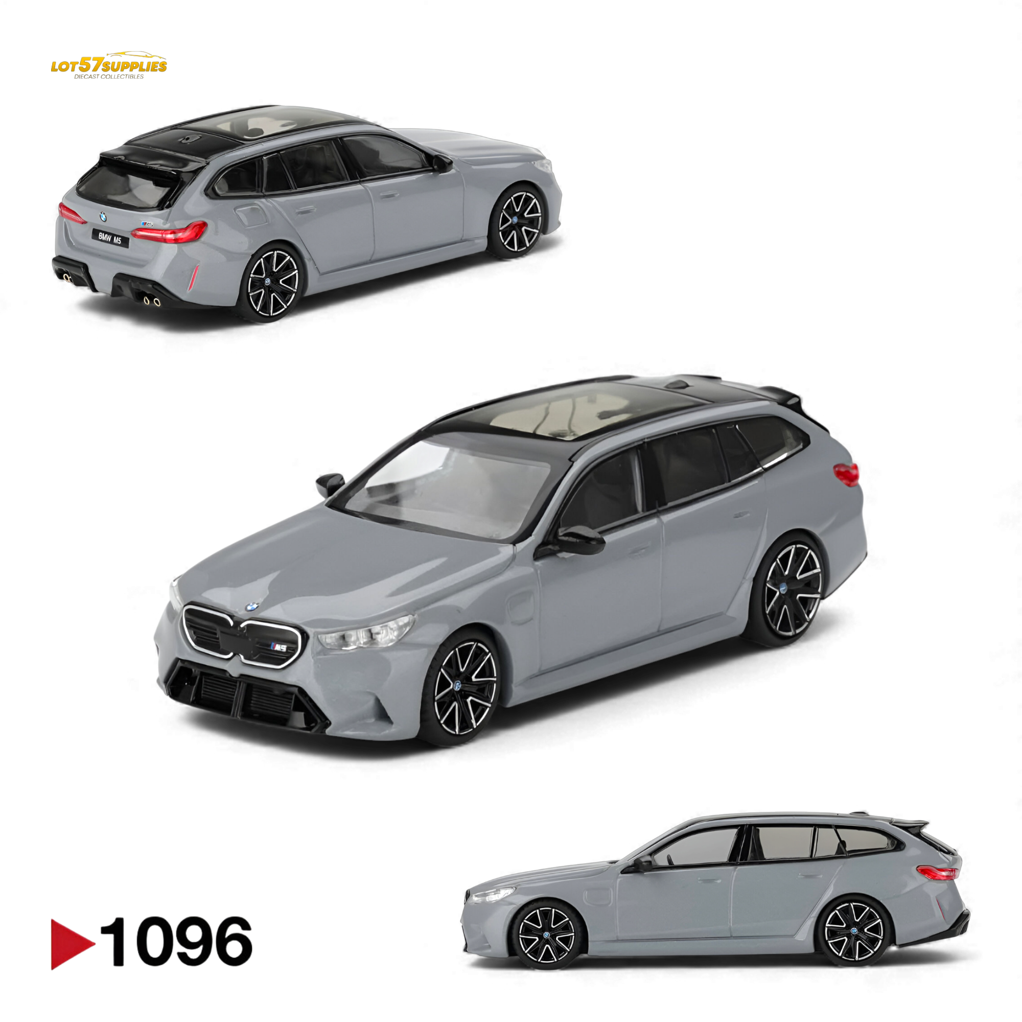 Mini GT BMW M5 Touring Brooklyn Grey Metallic 1:64