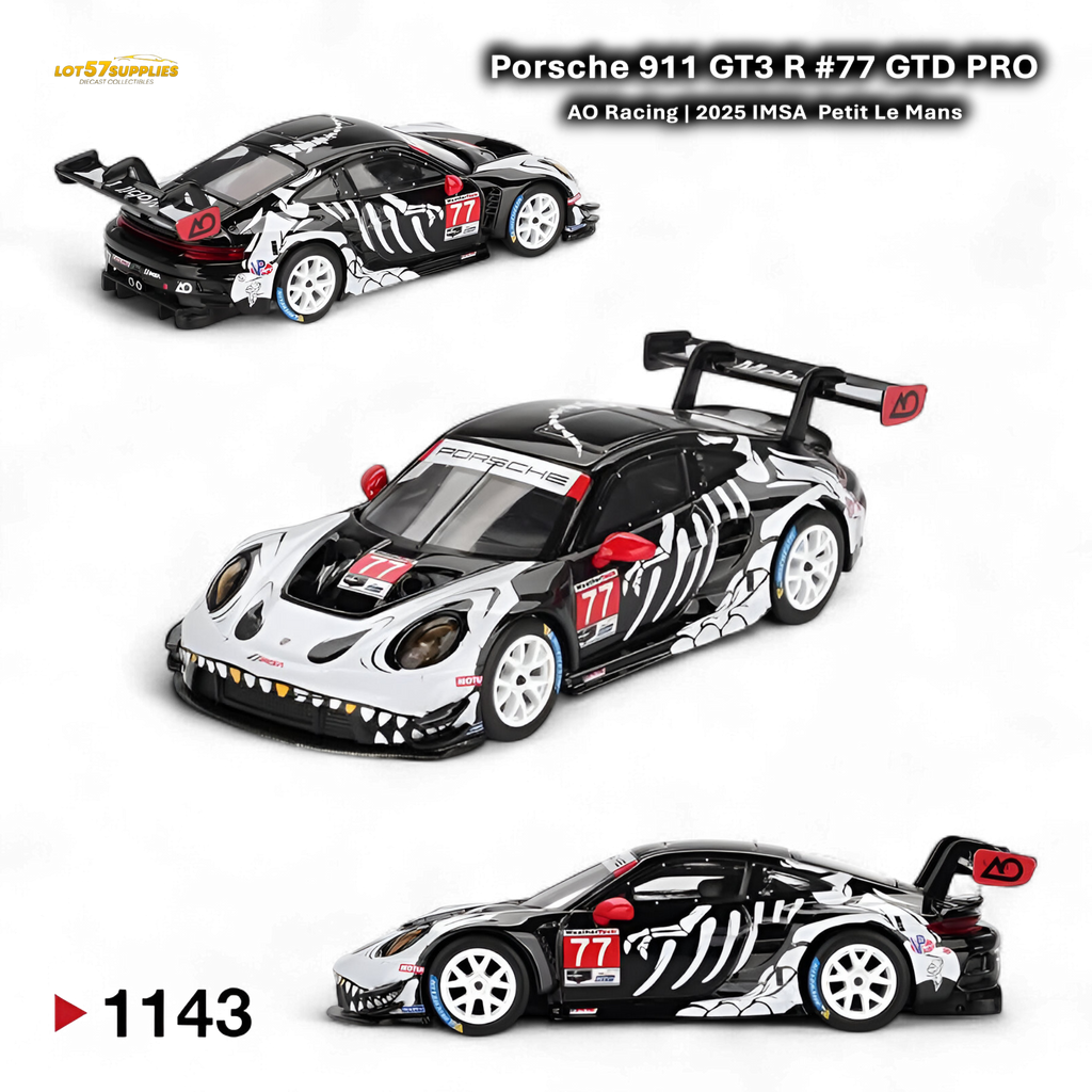 Mini GT Porsche 911 GT3 R Skeleton 1:64