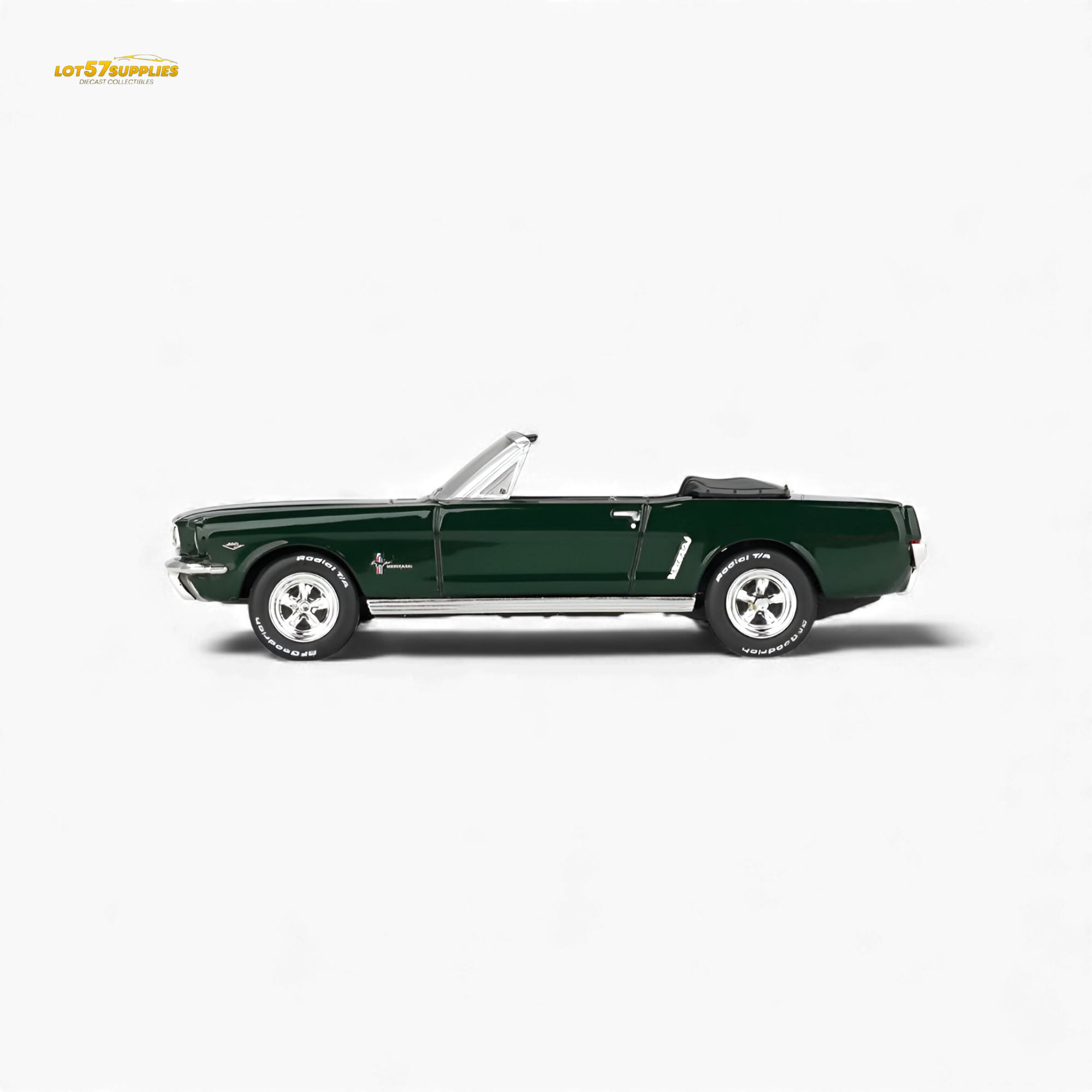 Mini GT Ford Mustang Convertible Highland Green 1:64
