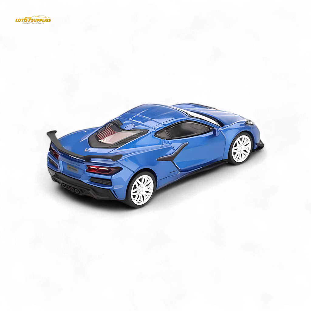 Mini GT Chevrolet Corvette Z06 2023 Elkhart Lake Blue 1:64