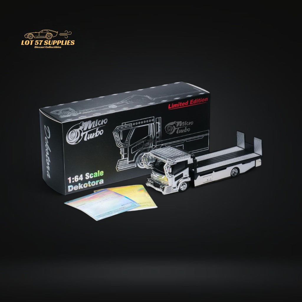MicroTurbo Dekotora Flatbed Tow Truck 1:64