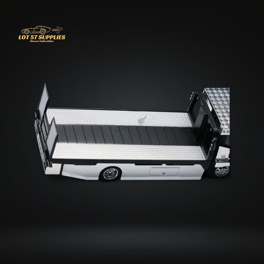 MicroTurbo Dekotora Flatbed Tow Truck 1:64