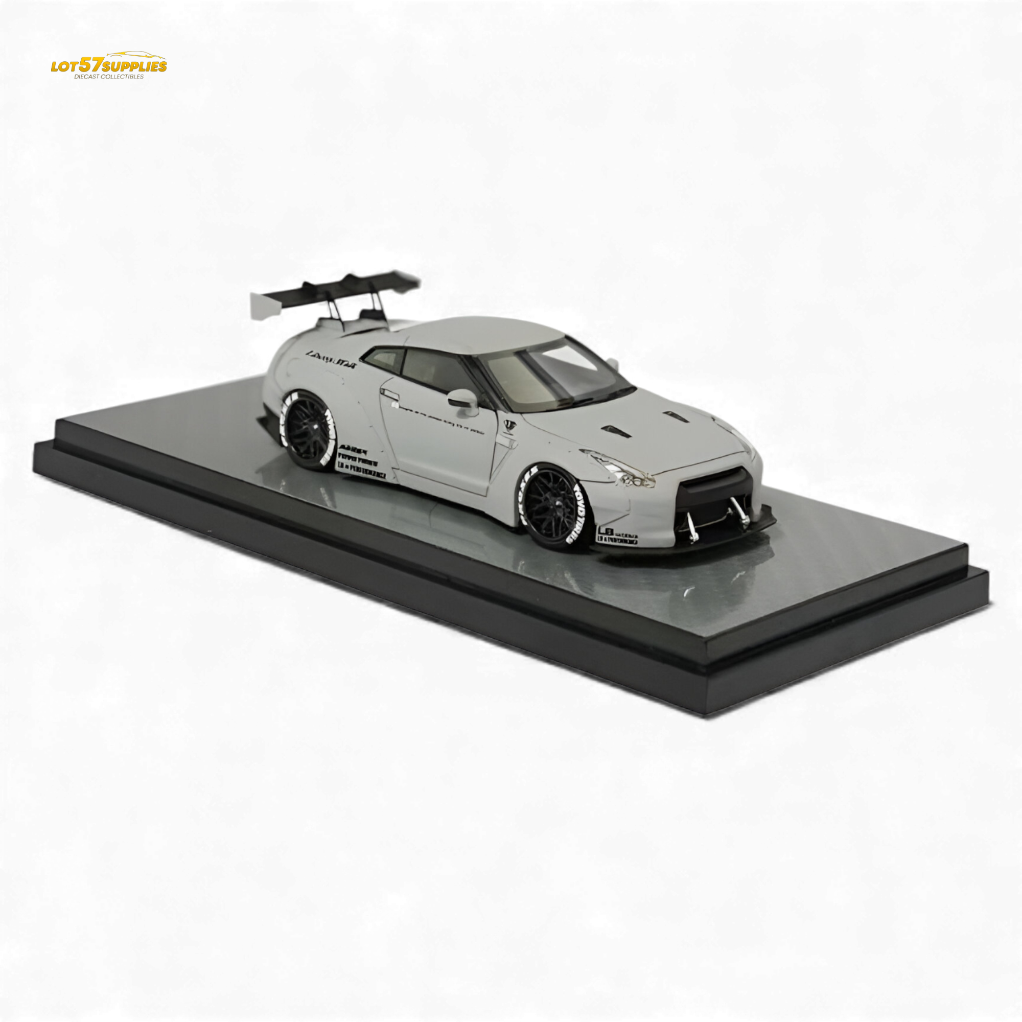 404ERROR LB-Works Nissan Skyline GT-R R35 Fighter Grey 1:64