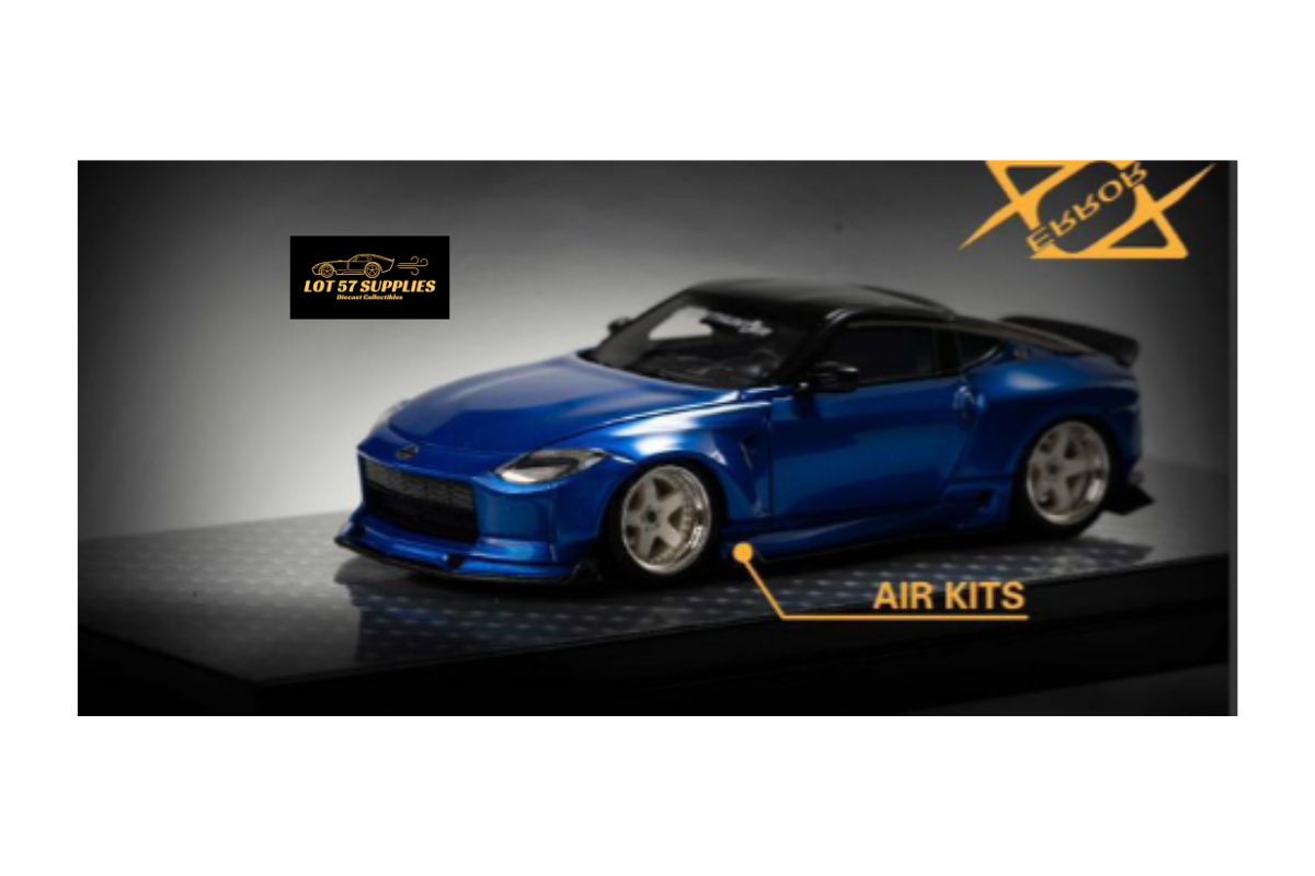 404ERROR Nissan 400Z Candy Blue 1:64 Resin Model
