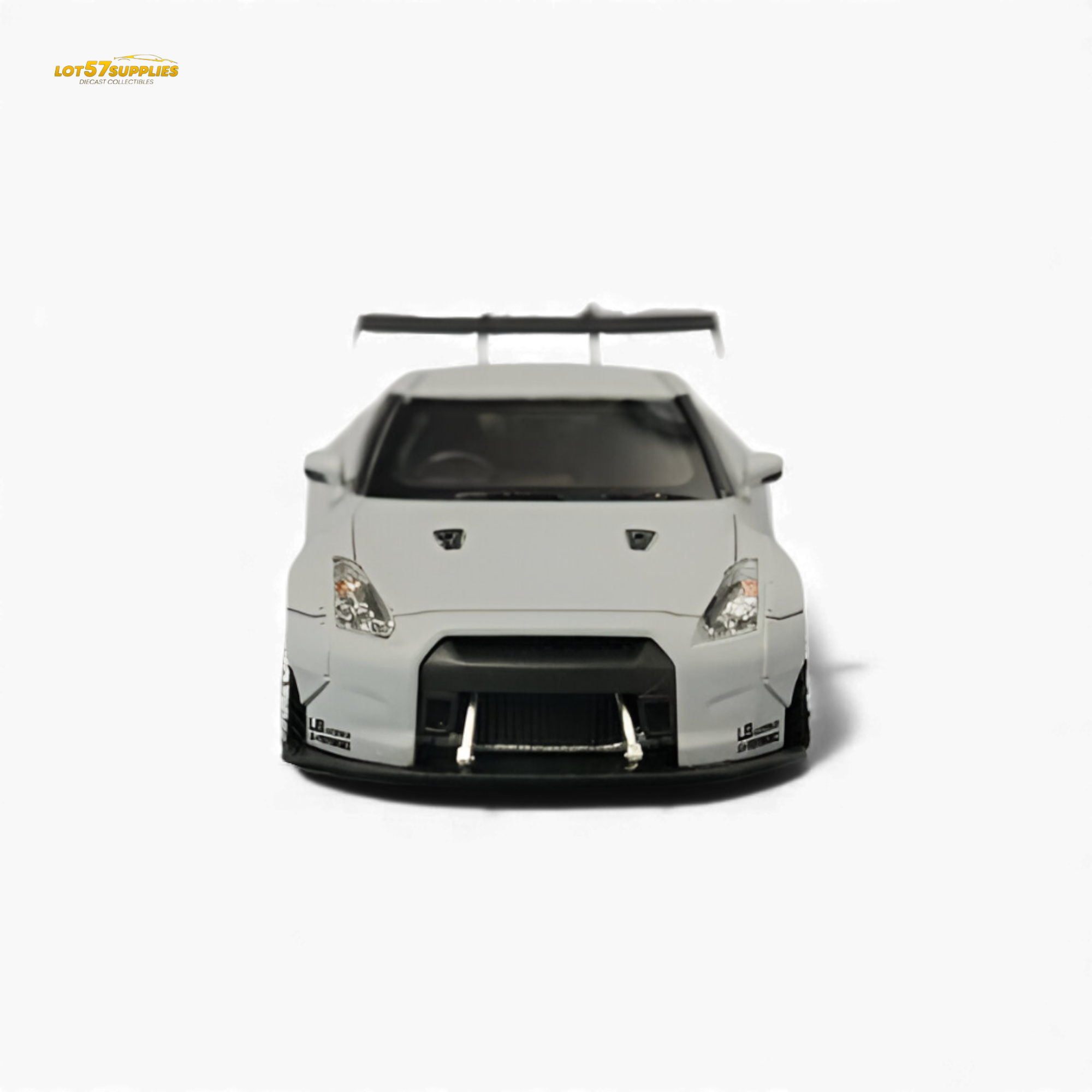404ERROR LB-Works Nissan Skyline GT-R R35 Fighter Grey 1:64