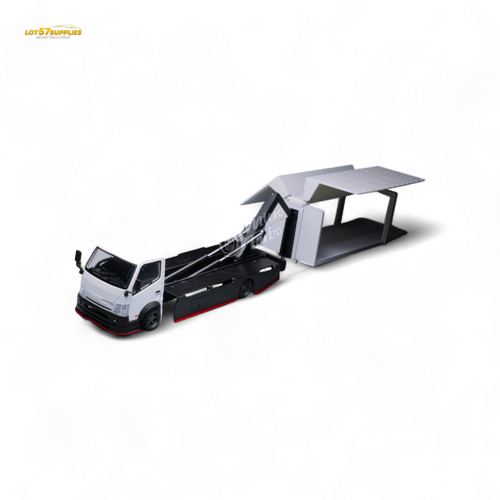 MicroTurbo Hino 300 Custom Wing Truck 1:64