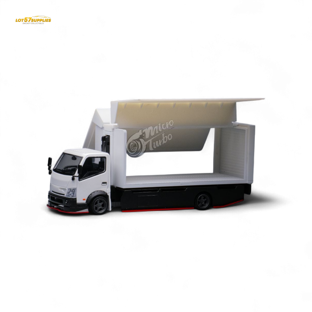MicroTurbo Hino 300 Custom Wing Truck 1:64