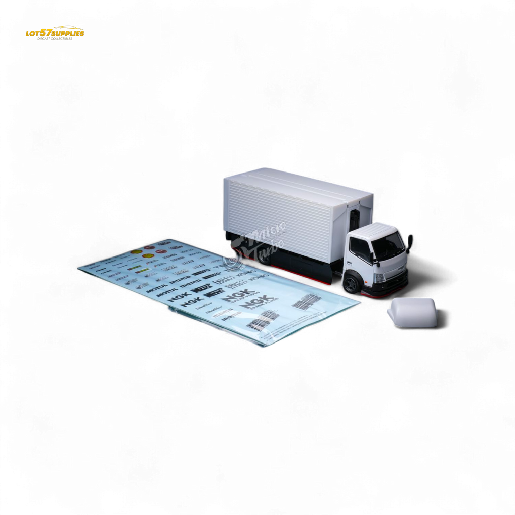 MicroTurbo Hino 300 Custom Wing Truck 1:64