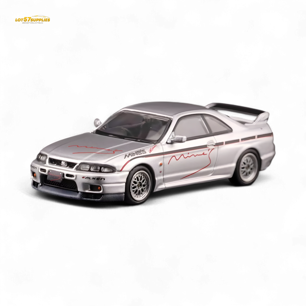 INNO64 Nissan Skyline GT-R R33 "Tuned by Mine's" Silver 1:64