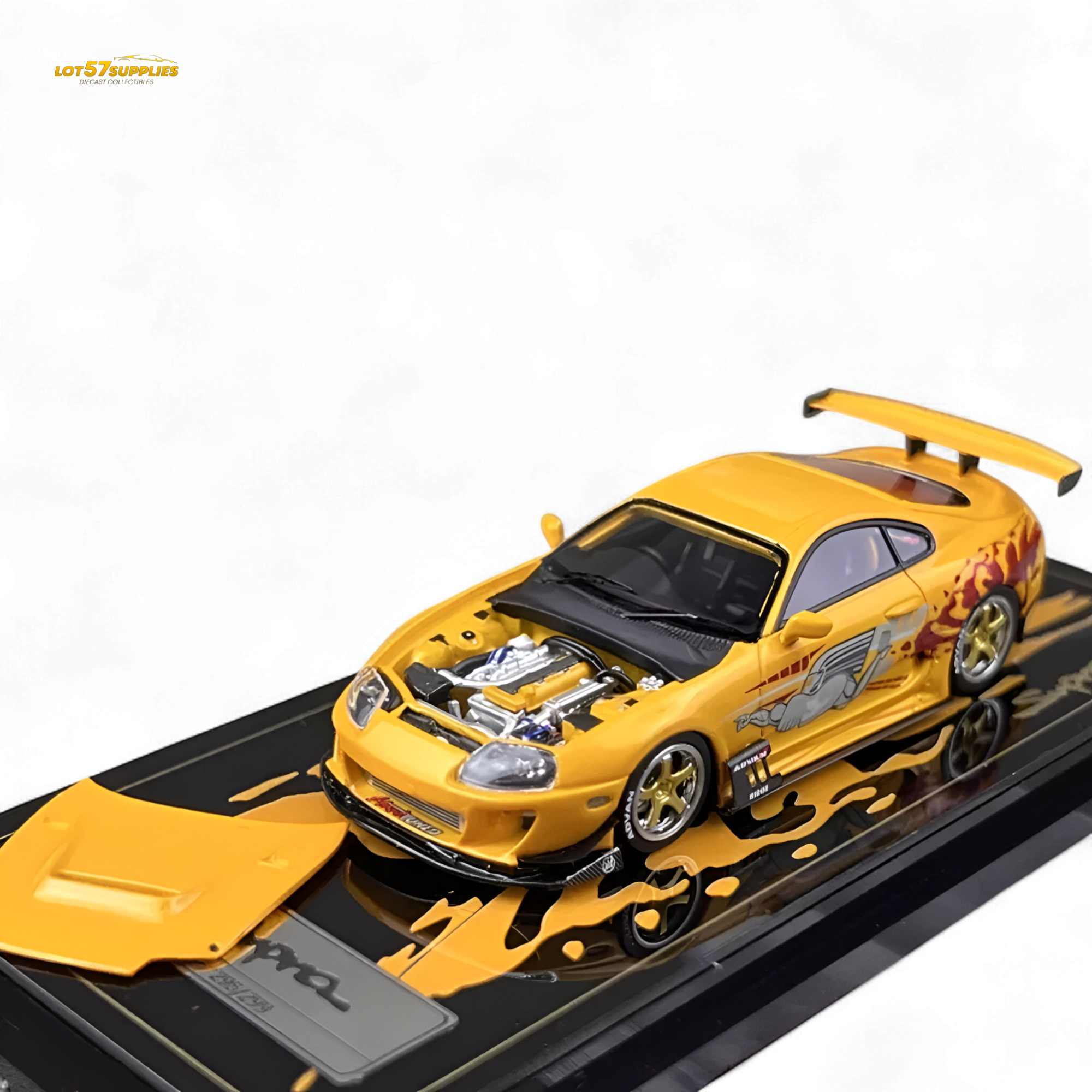 YM Model Toyota Supra JZA80 Paul Walker Tribute 1:64