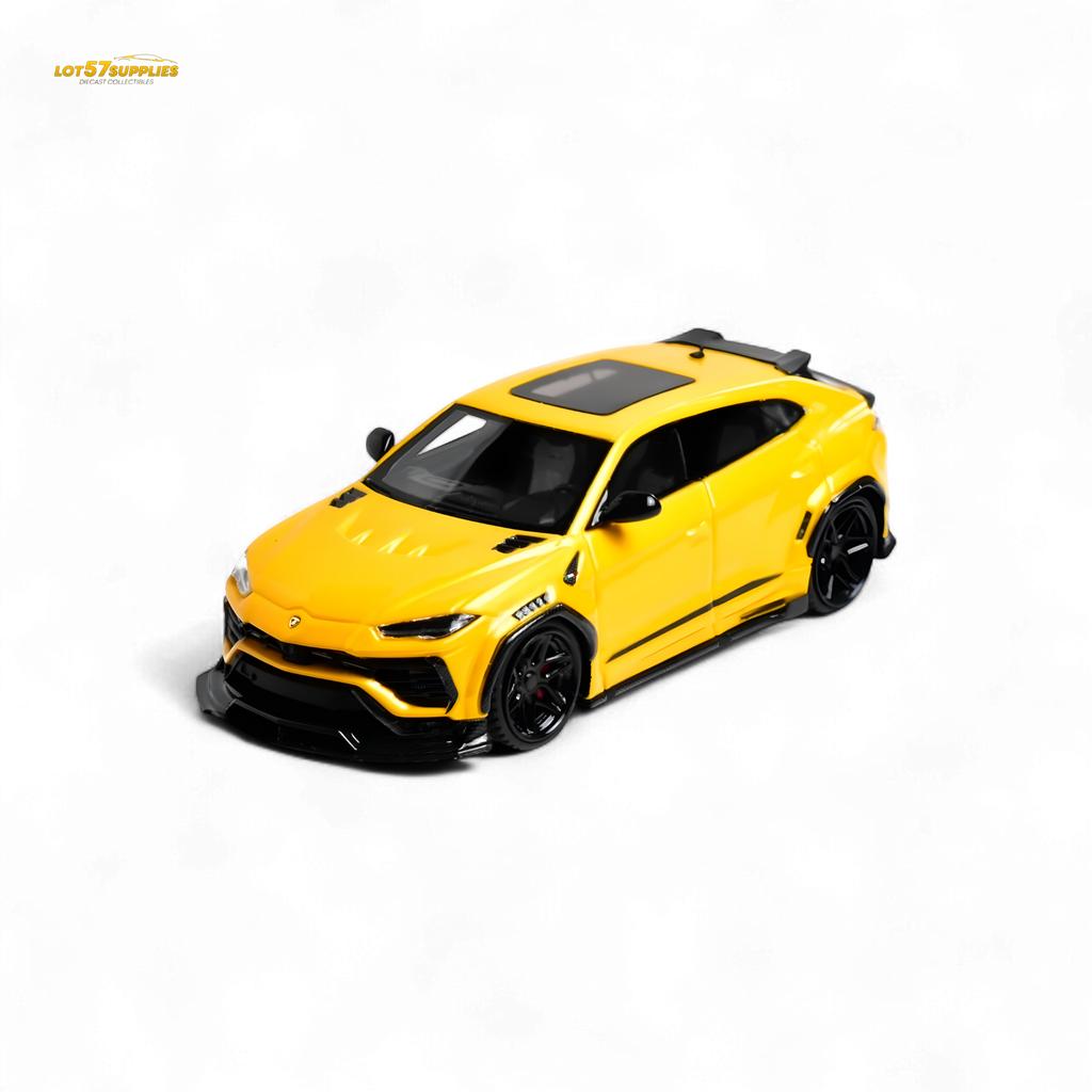 Flame Lamborghini Urus LBWK Giallo Auge Yellow 1:64