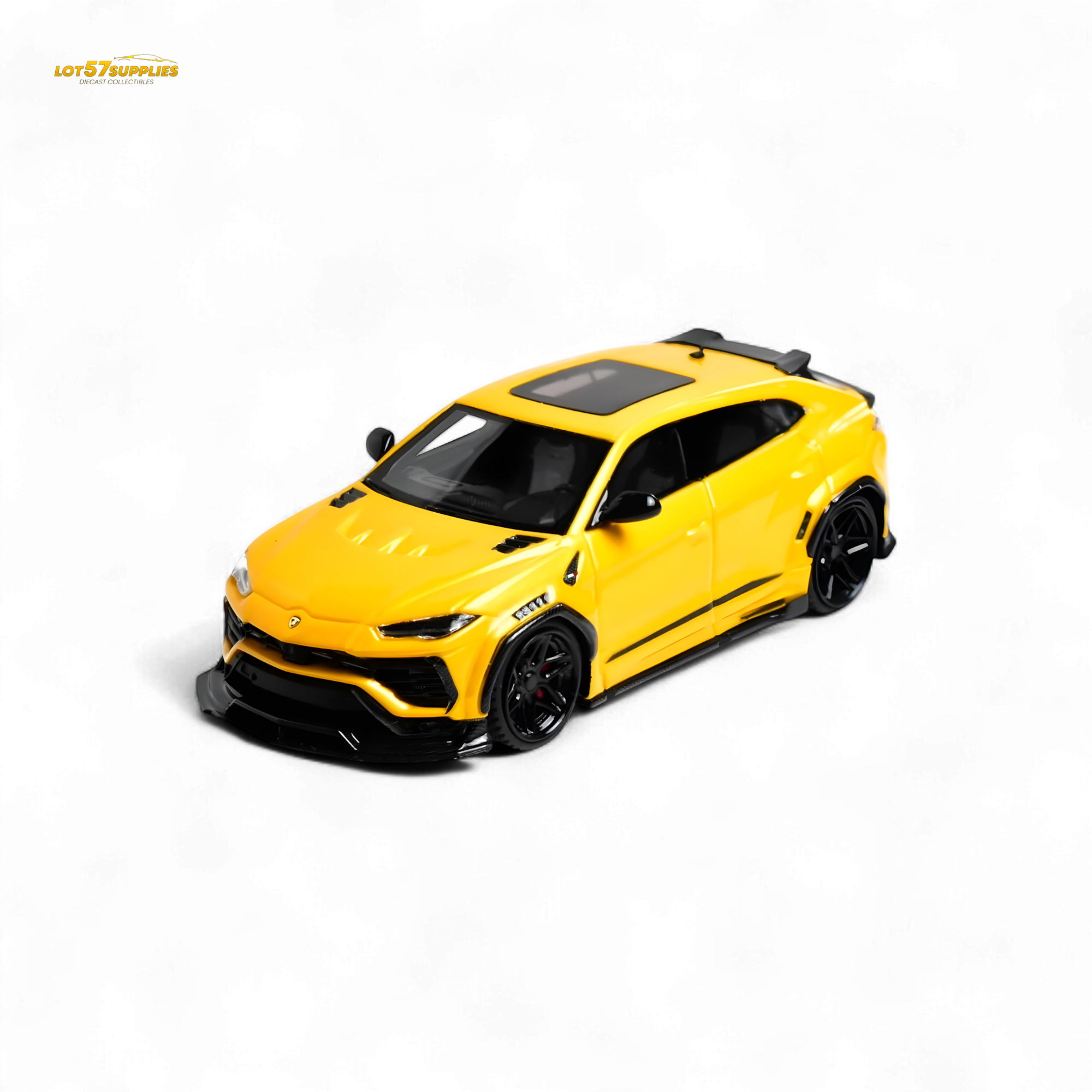 Flame Lamborghini Urus LBWK Giallo Auge Yellow 1:64