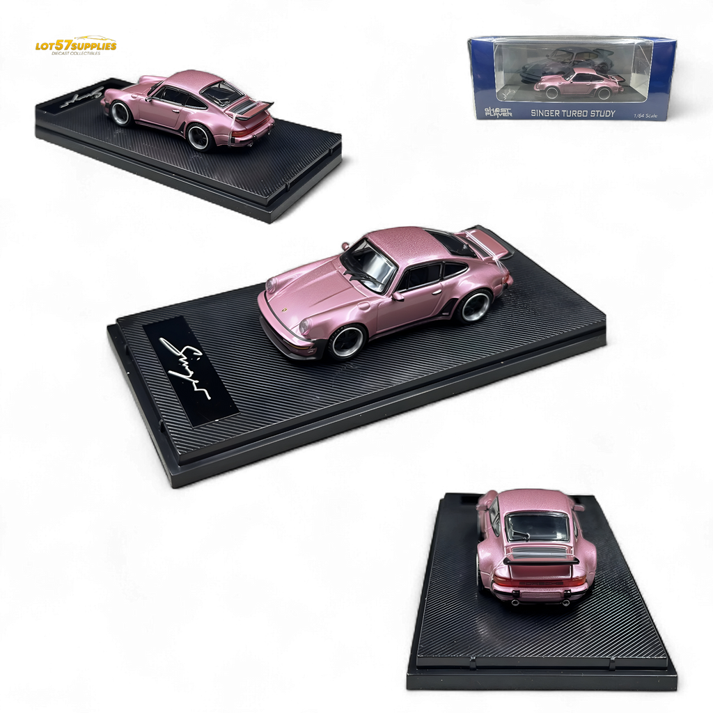 HobbyFans Porsche 930 Singer Pink 1:64