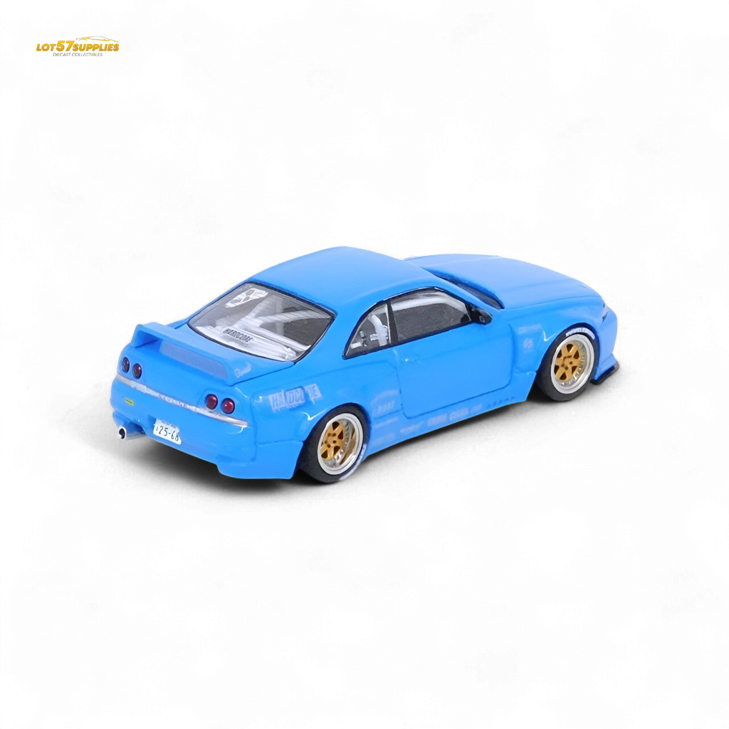 INNO64 Nissan Skyline GT-R R33 Pandem Rocket Bunny Blue 1:64