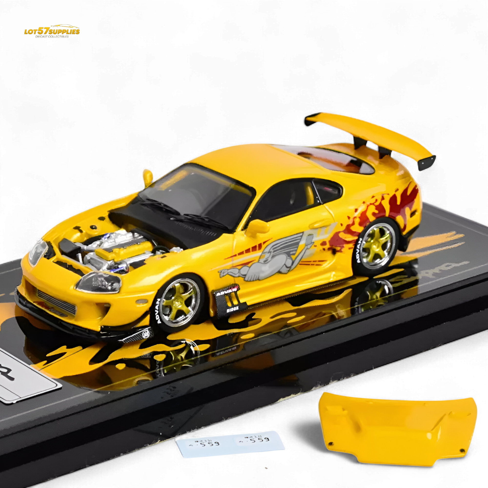 YM Model Toyota Supra JZA80 Paul Walker Tribute 1:64