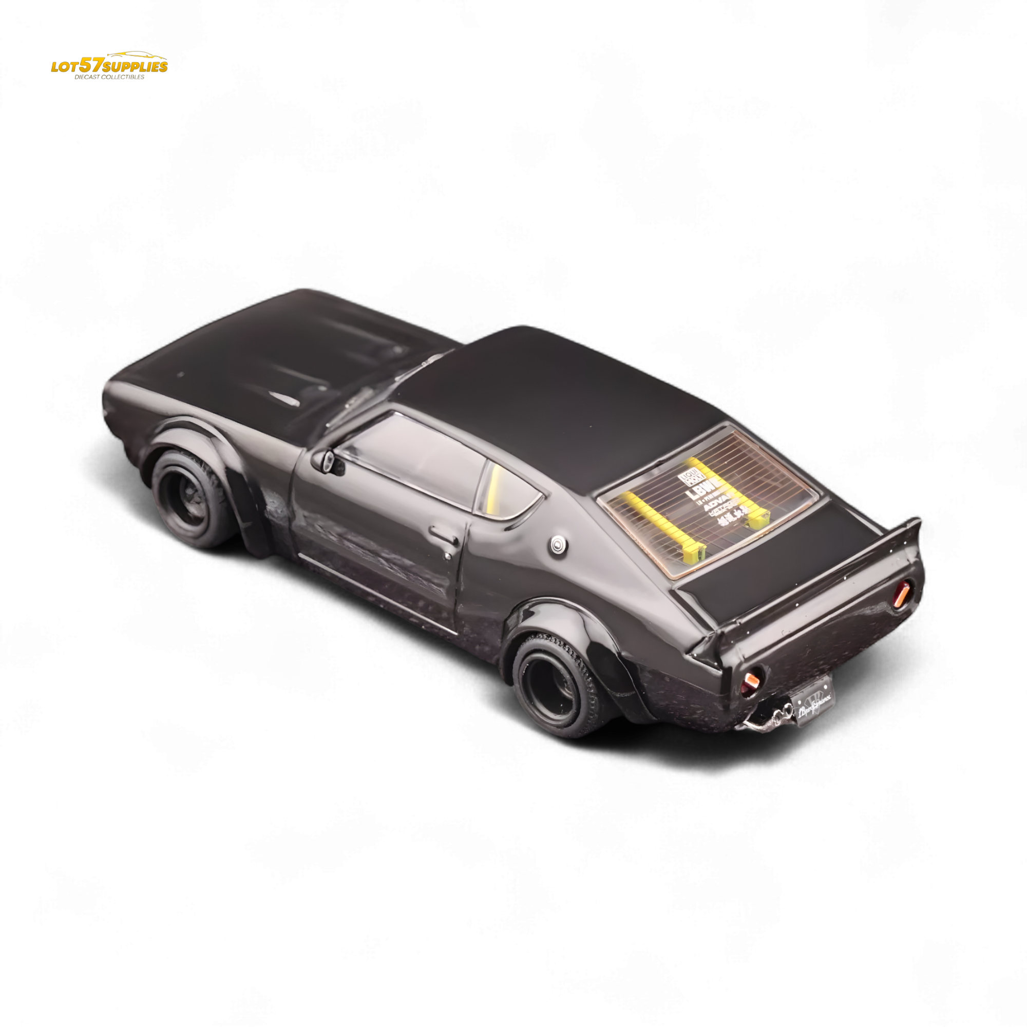INNO64 Nissan Skyline 2000 GT-R KPGC110 Kenmeri Black 1:64