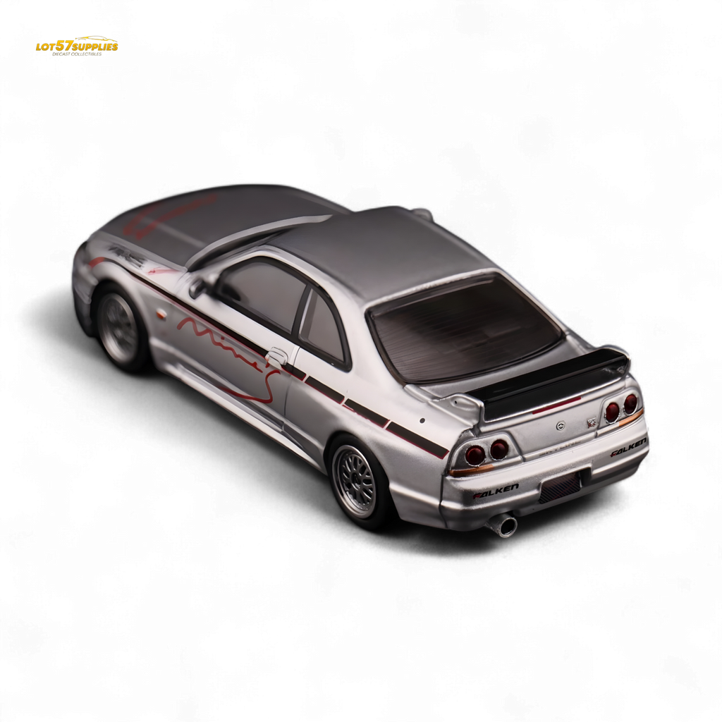 INNO64 Nissan Skyline GT-R R33 "Tuned by Mine's" Silver 1:64