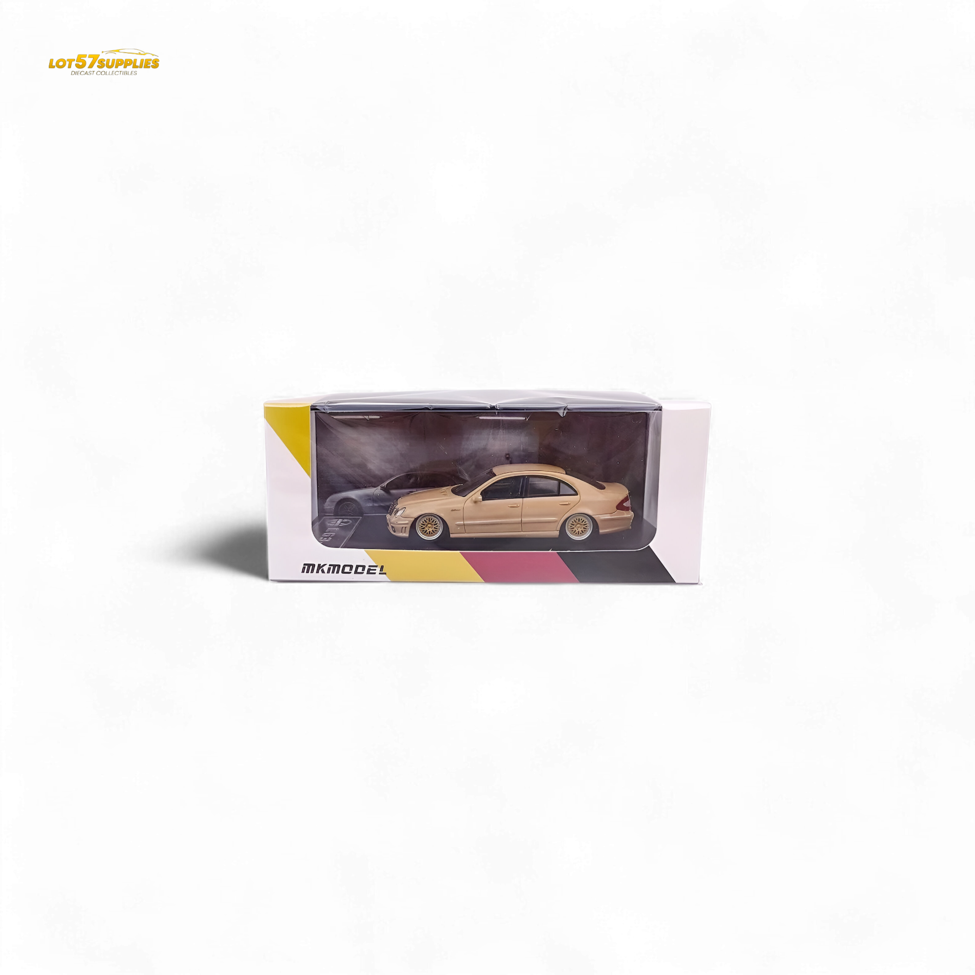 MK Model Mercedes-Benz E63 AMG W211 Desert Yellow 1:64