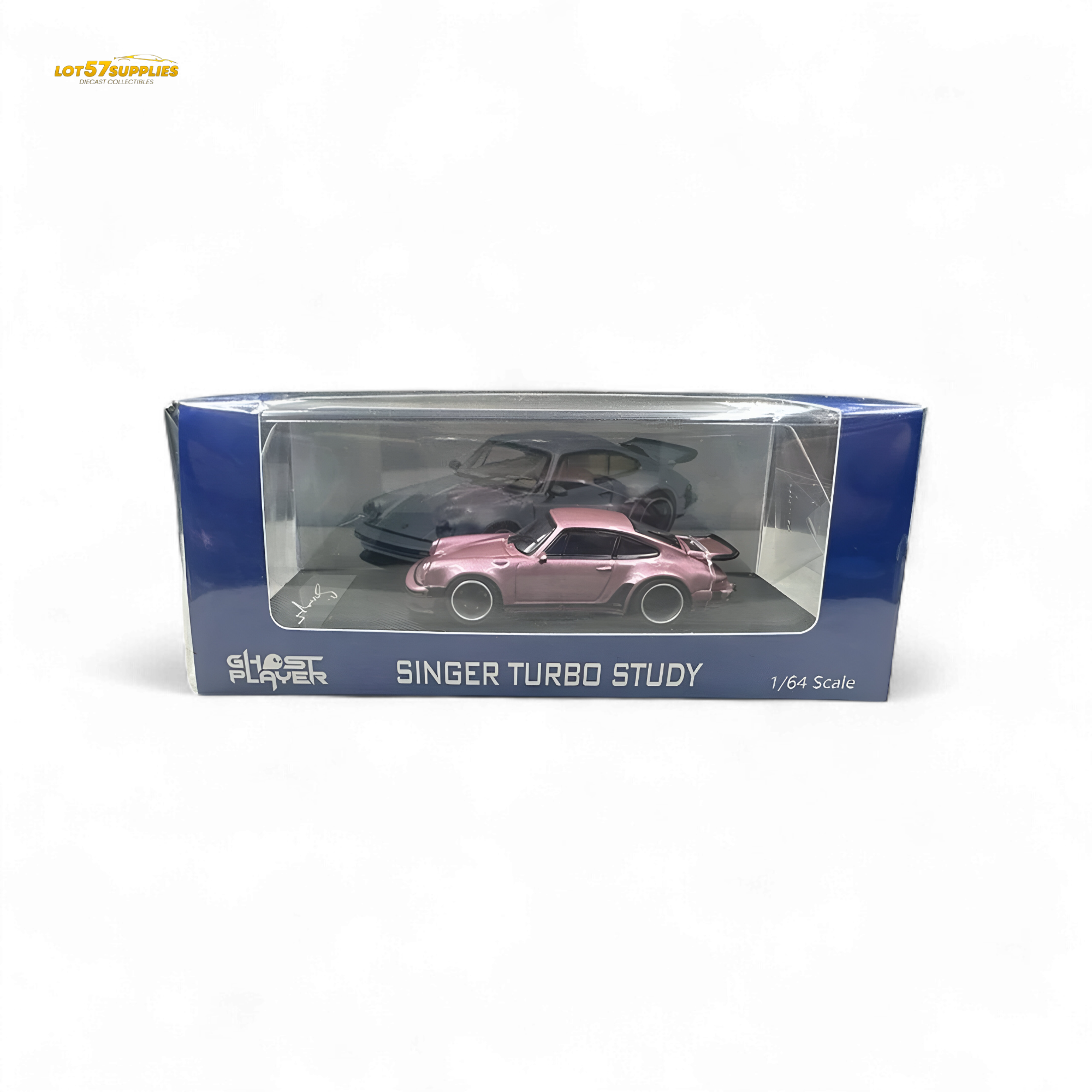 HobbyFans Porsche 930 Singer Pink 1:64