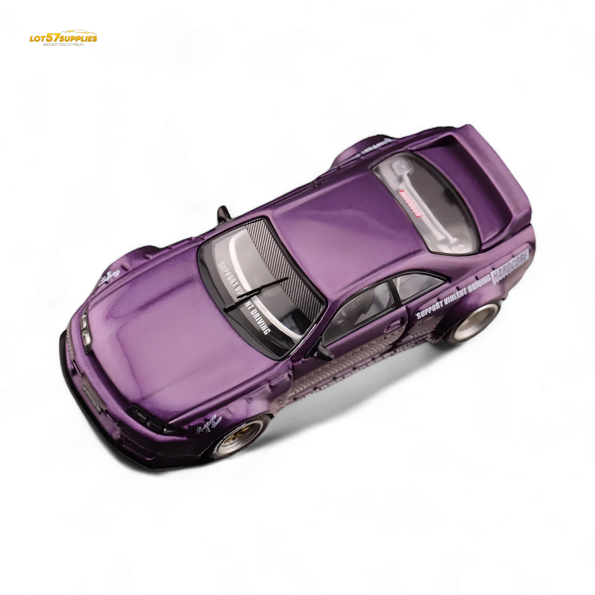 INNO64 Nissan Skyline GT-R R33 Pandem Rocket Bunny Purple 1:64