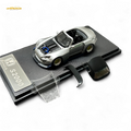Rhino Model Honda S2000 Wide-Body Roadster Silver 1:64