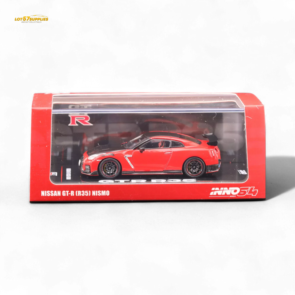 INNO64 Nissan GT-R R35 Nismo Red 1:64