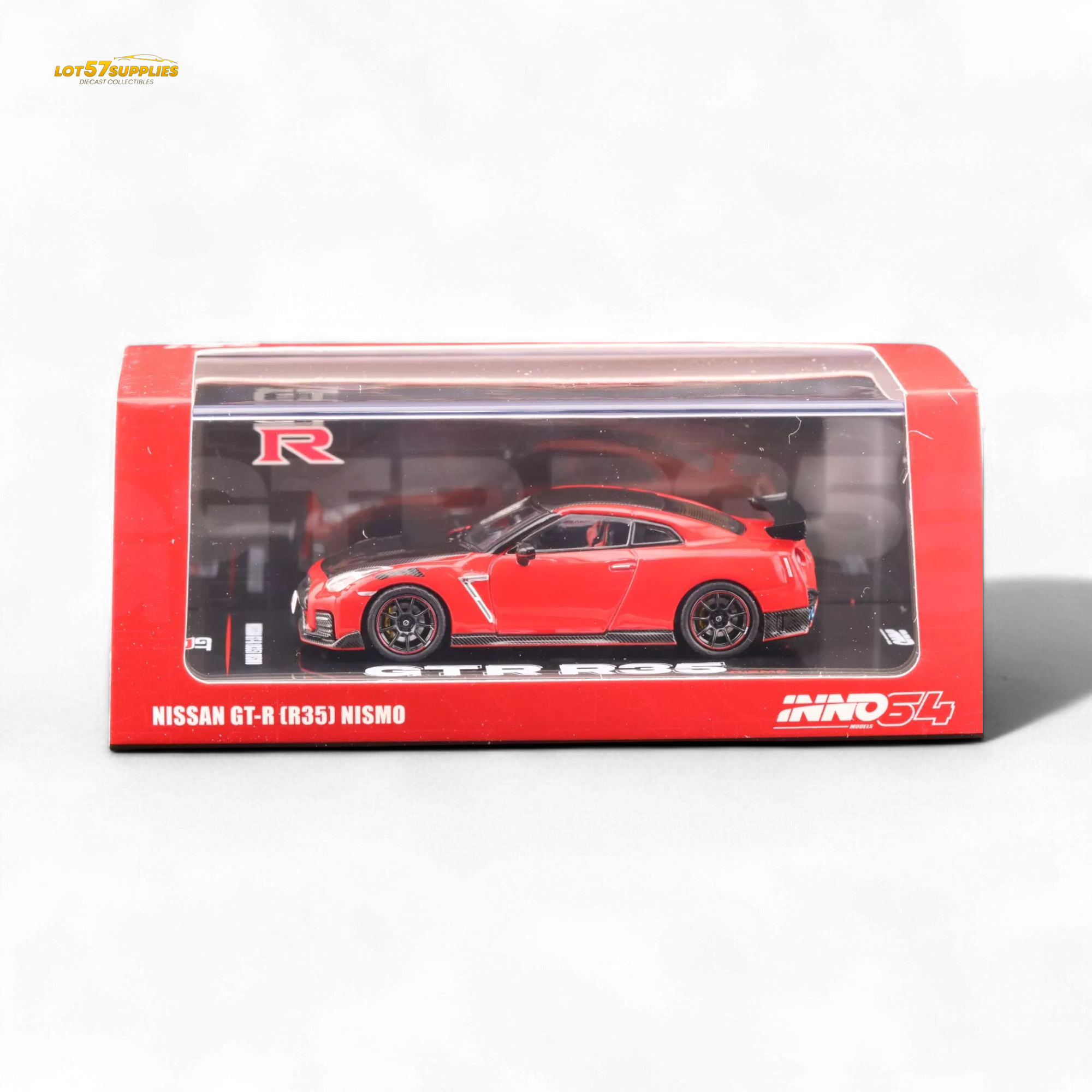 INNO64 Nissan GT-R R35 Nismo Red 1:64