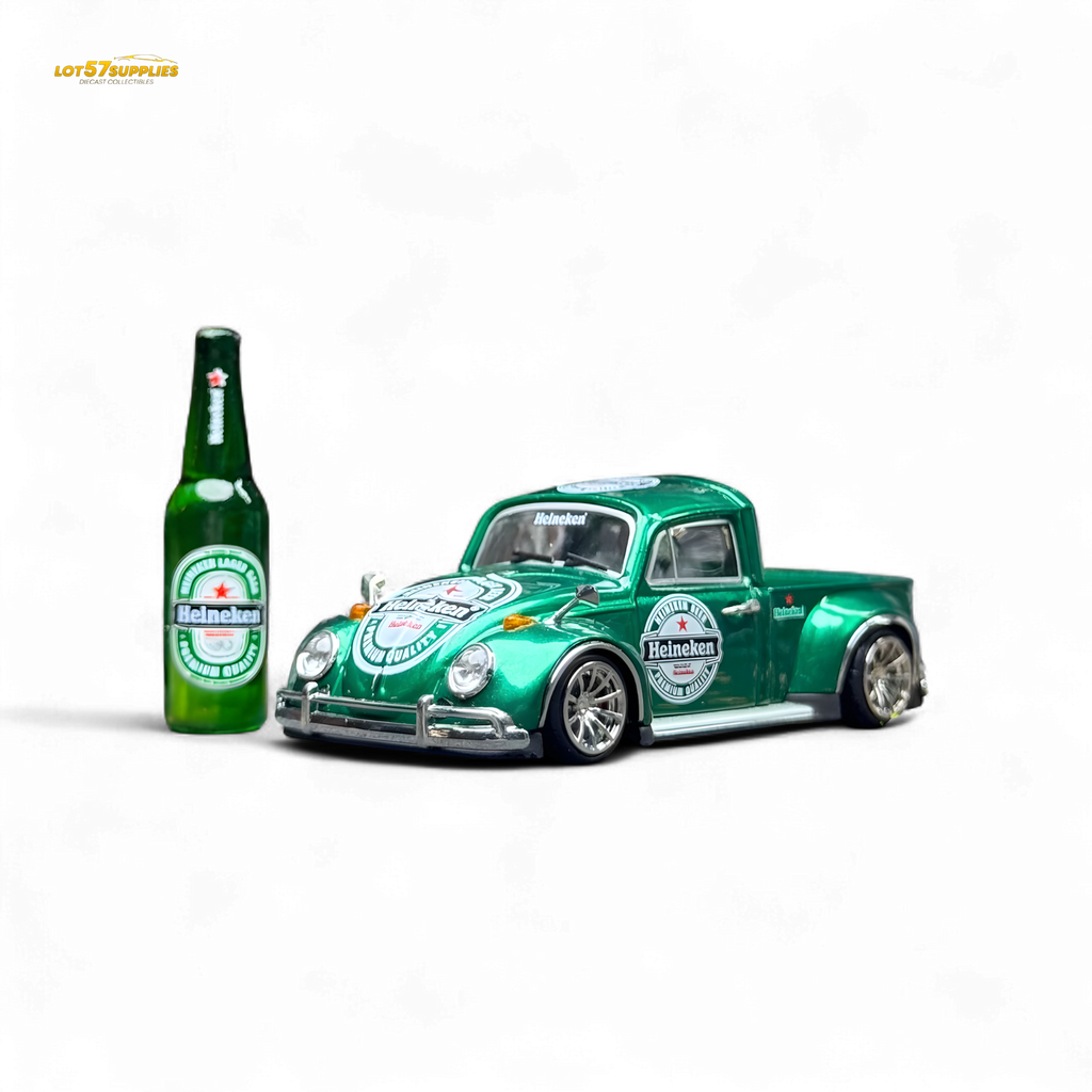 Liberty64 VW Beetle Pickup Heineken Livery 1:64