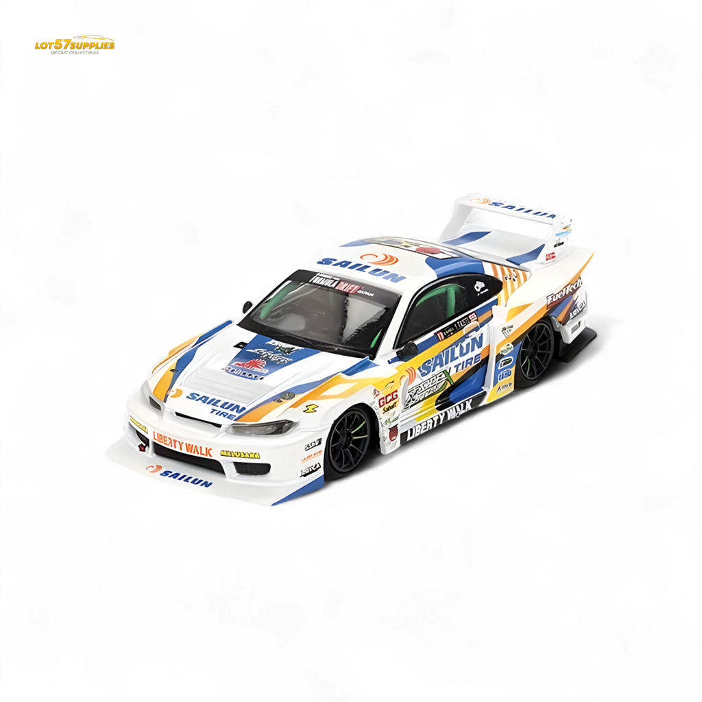 Mini GT Nissan LB-Super Silhouette S15 Silvia 2023 Formula Drift Japan #895 1:64