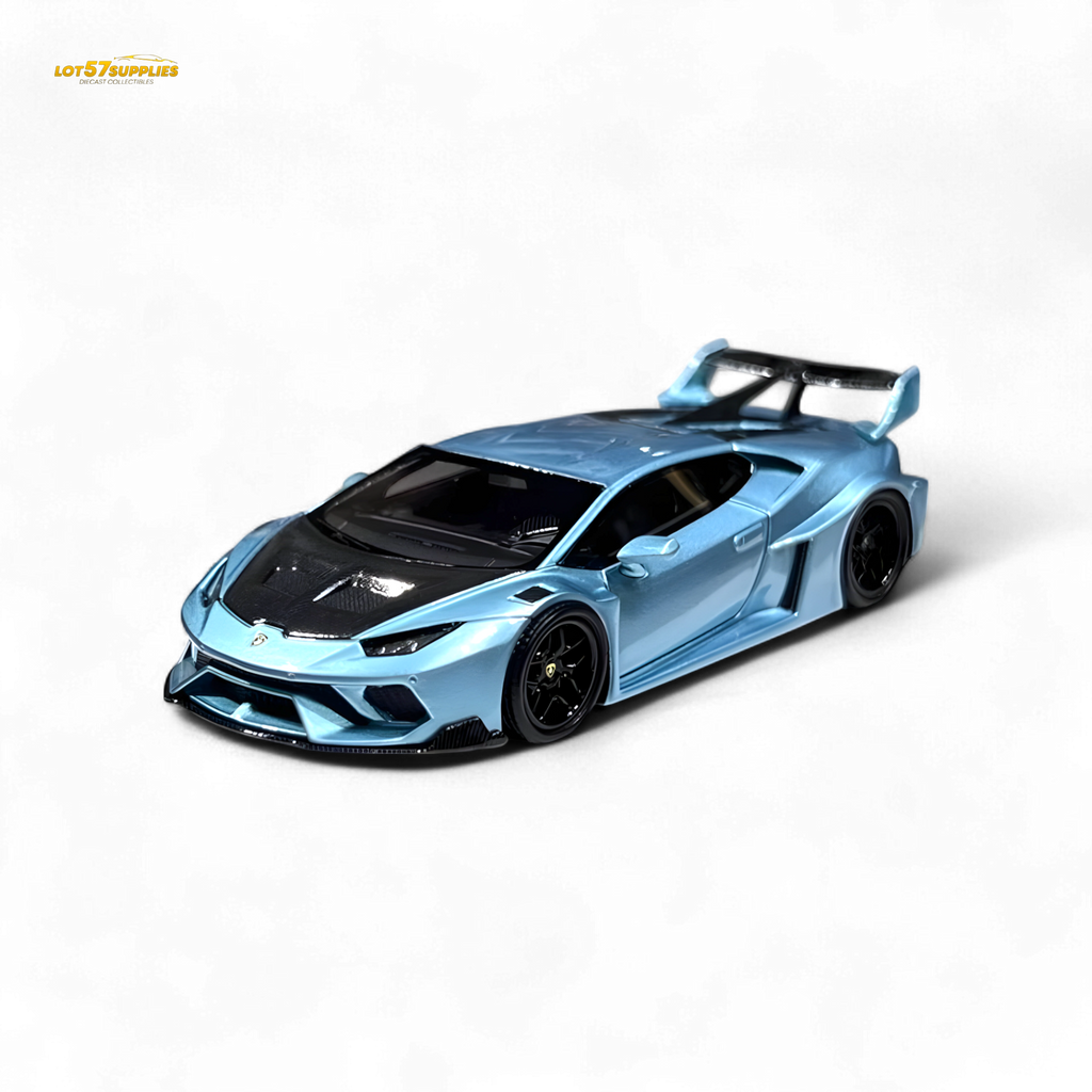 Flame Lamborghini Huracan LP610-4 ICE BLUE 1:64