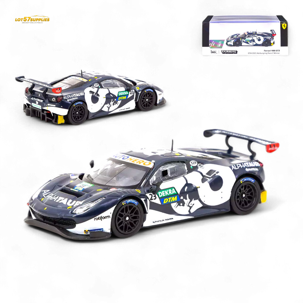 Tarmac Works Ferrari 488 GT3 DTM Alex Albon 1:64