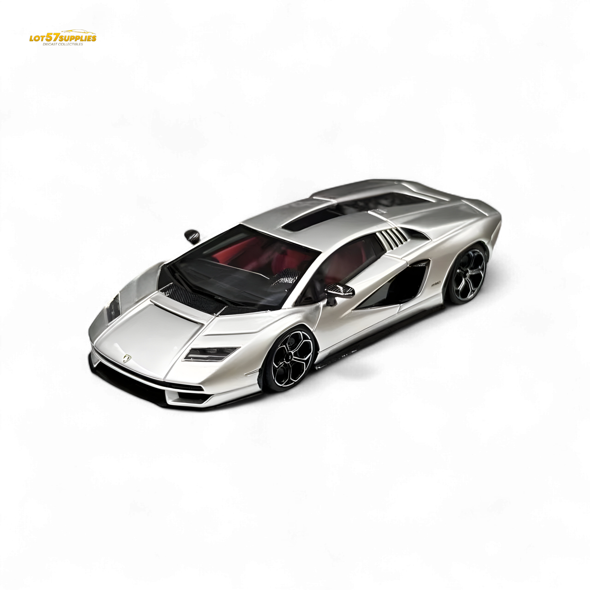 FuelMe Model Lamborghini Countach LPI 800-4 Argento Luna 1:64