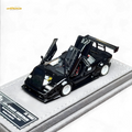 TPC Lamborghini Countach LBWK Black White Wheels 1:64