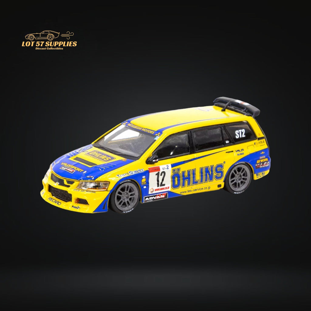 Tarmac Works Mitsubishi Lancer Evolution Wagon Ohlins 1:64